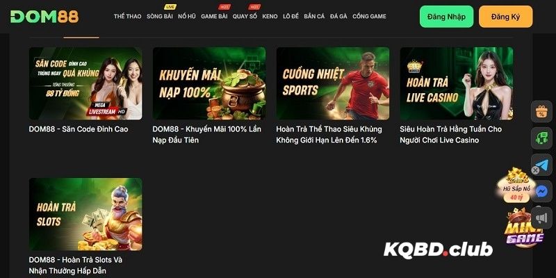 Khuyến mãi DOM88 mang đến còn hạn chế