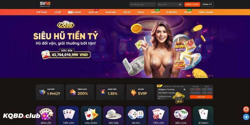 SV88 là địa điểm cá cược trực tuyến có độ uy tín cao tại châu Âu