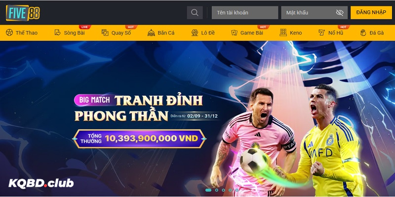 FIVE88 - Sân chơi cá cược trực tuyến được đông đảo cược thủ yêu thích